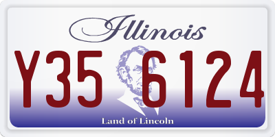 IL license plate Y356124