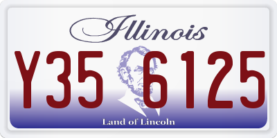 IL license plate Y356125