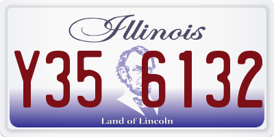 IL license plate Y356132