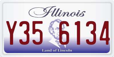 IL license plate Y356134