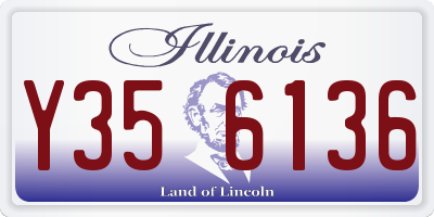IL license plate Y356136