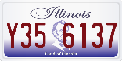 IL license plate Y356137