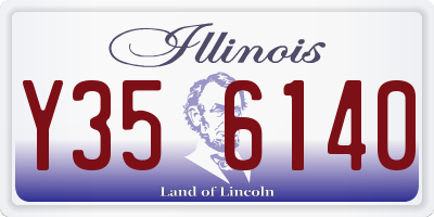 IL license plate Y356140