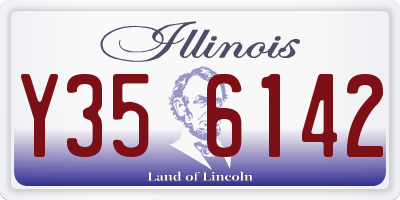 IL license plate Y356142