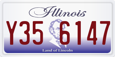 IL license plate Y356147