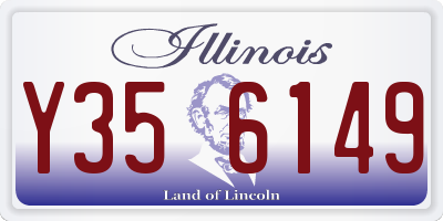 IL license plate Y356149