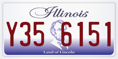 IL license plate Y356151