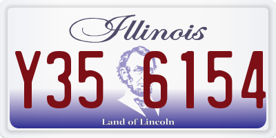 IL license plate Y356154