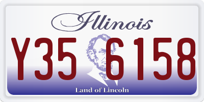 IL license plate Y356158