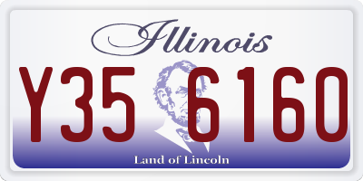 IL license plate Y356160
