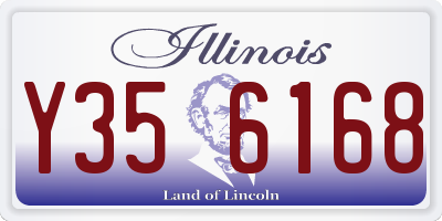 IL license plate Y356168