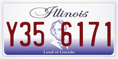 IL license plate Y356171