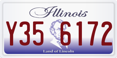 IL license plate Y356172