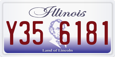 IL license plate Y356181