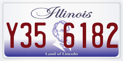 IL license plate Y356182