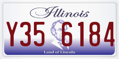 IL license plate Y356184