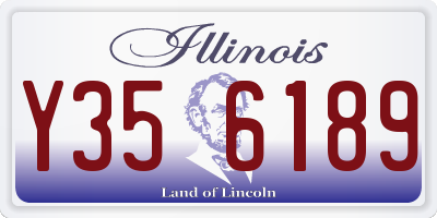 IL license plate Y356189