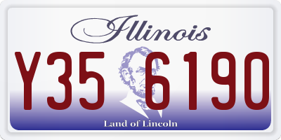 IL license plate Y356190