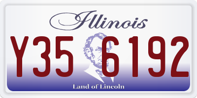IL license plate Y356192
