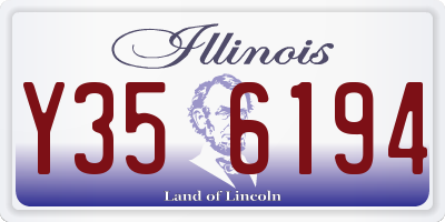 IL license plate Y356194