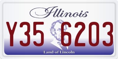 IL license plate Y356203