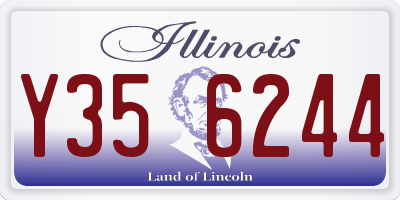 IL license plate Y356244