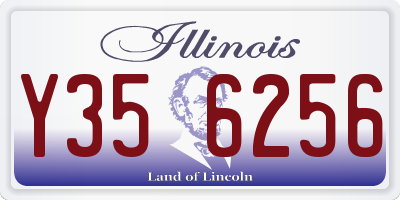 IL license plate Y356256