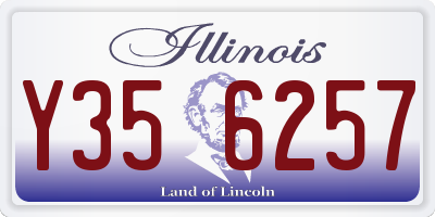 IL license plate Y356257