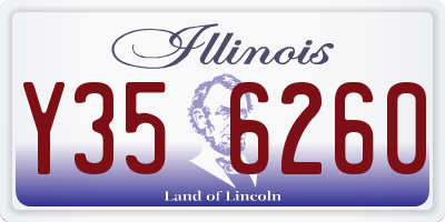 IL license plate Y356260