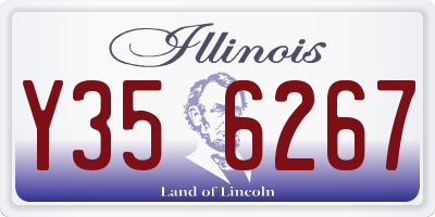 IL license plate Y356267