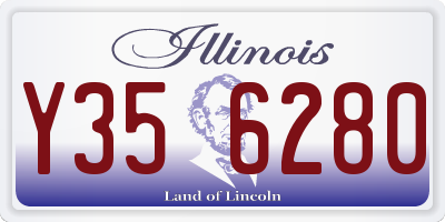 IL license plate Y356280