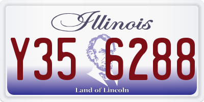 IL license plate Y356288