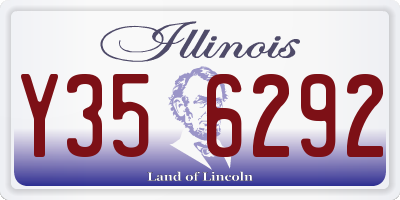 IL license plate Y356292