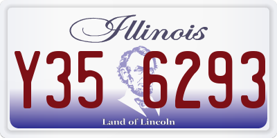 IL license plate Y356293