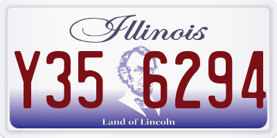 IL license plate Y356294
