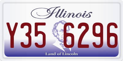 IL license plate Y356296