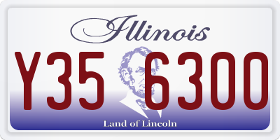 IL license plate Y356300