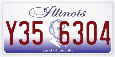 IL license plate Y356304