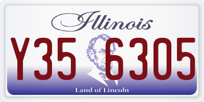 IL license plate Y356305