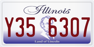 IL license plate Y356307