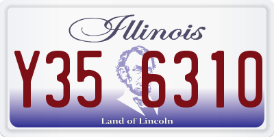 IL license plate Y356310