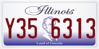 IL license plate Y356313