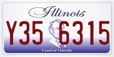 IL license plate Y356315