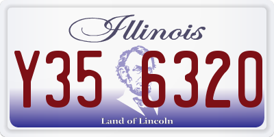 IL license plate Y356320