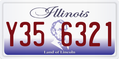 IL license plate Y356321
