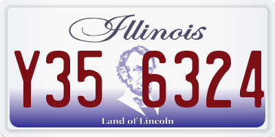 IL license plate Y356324