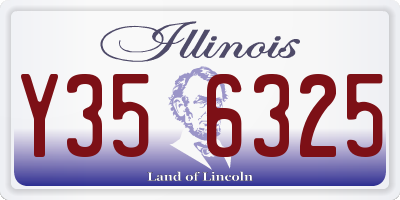 IL license plate Y356325