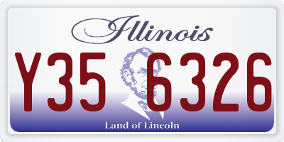 IL license plate Y356326
