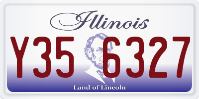 IL license plate Y356327
