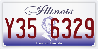 IL license plate Y356329